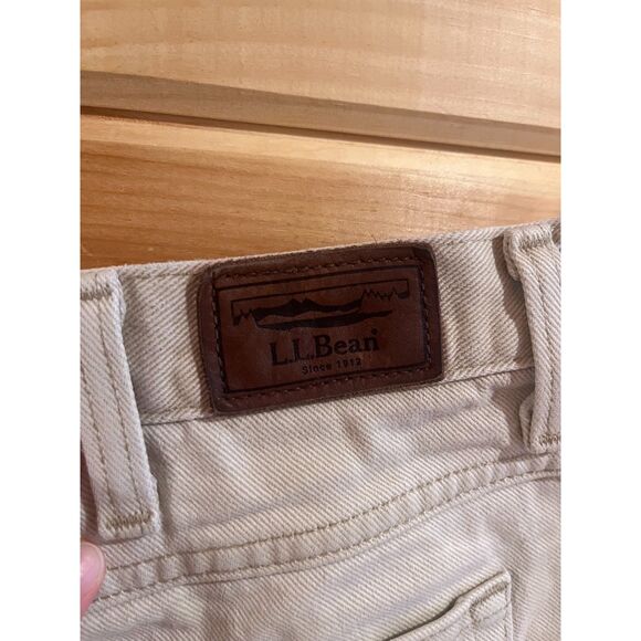 L.L.Bean Cut Off High Waisted Soft Denim Shorts - Picture 5 of 5